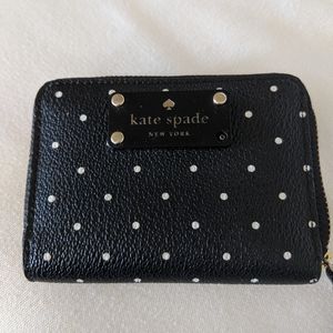 Kate Spade polka-dot wallet